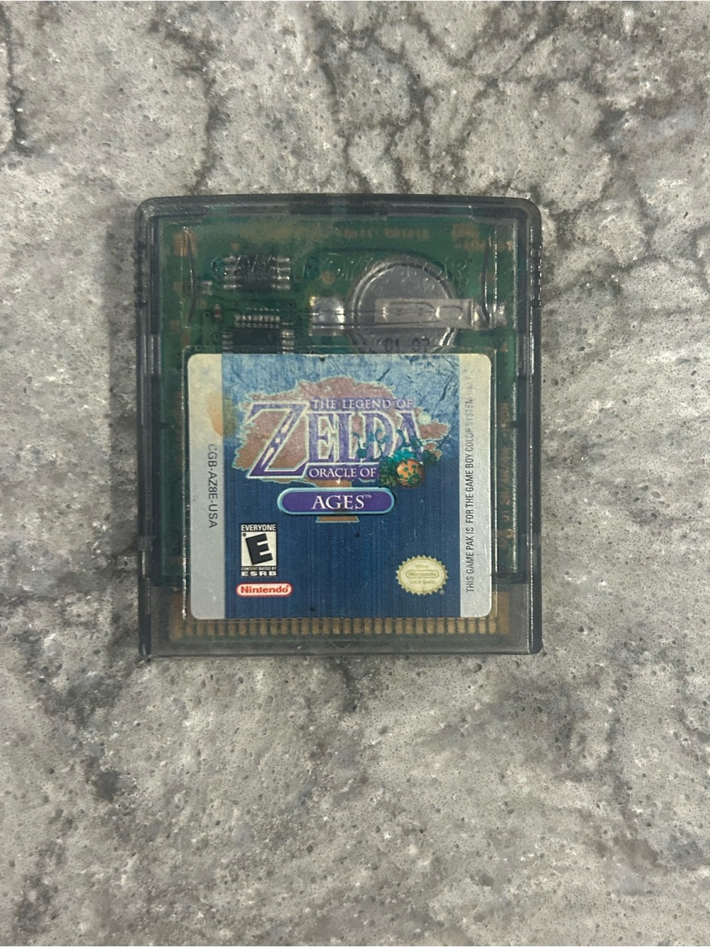 The Legend of Zelda Oracle of Ages Nintendo Gameboy Color